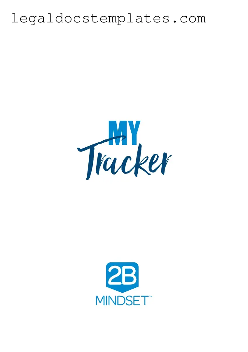 Fill Out Your 2B Mindset Tracker Template