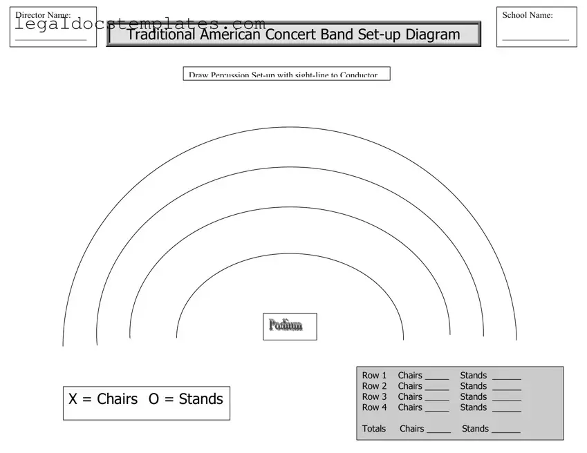 Fill Out Your Band Seating Chart Template