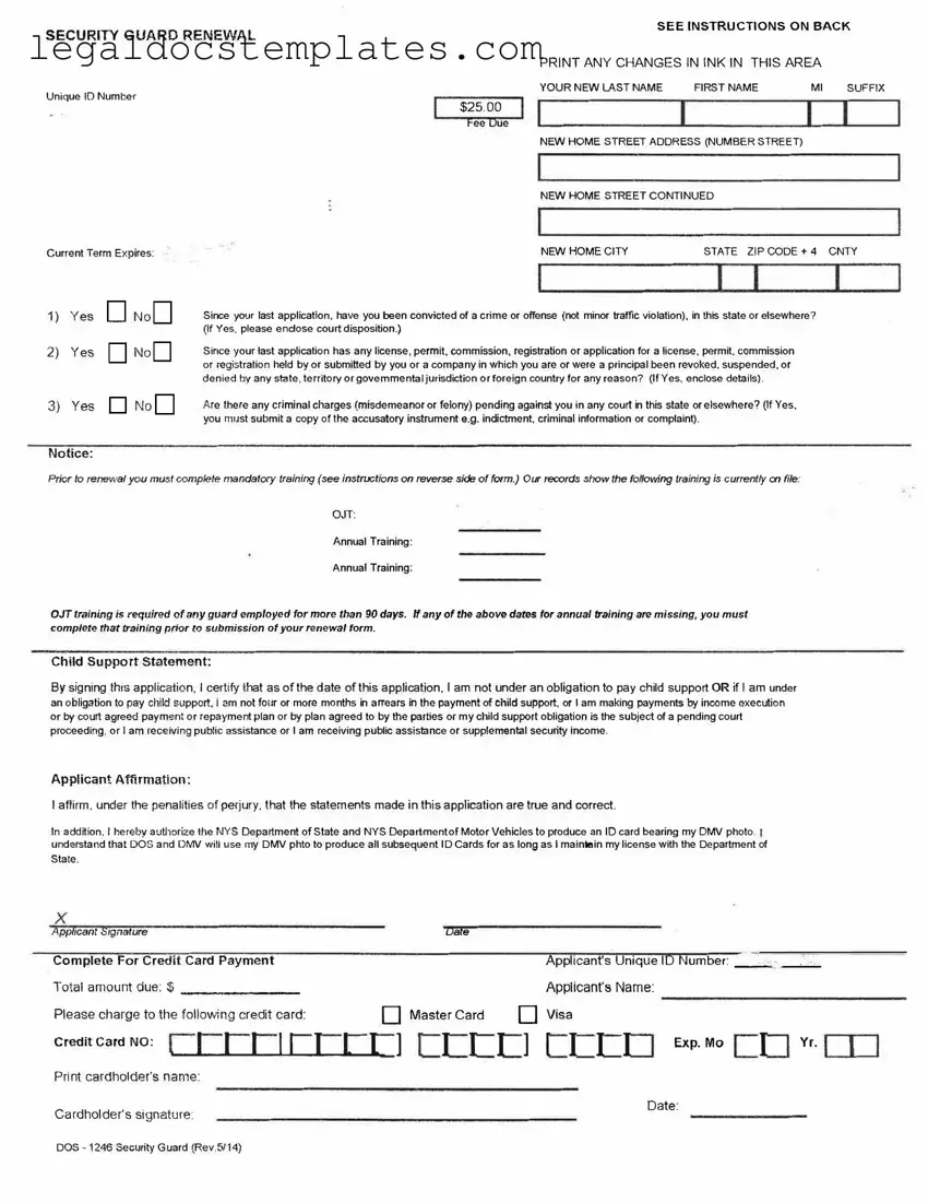 Fill Out Your Dos 1246 Template