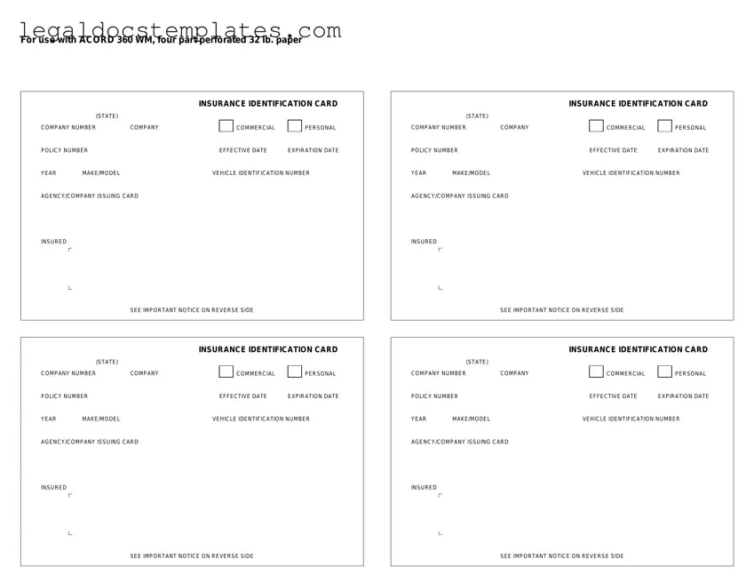 Fill Out Your Acord 50 WM Template