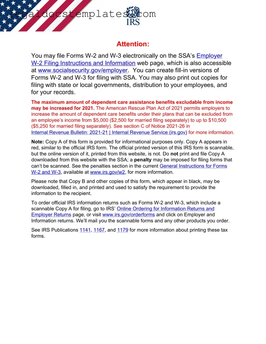 Fill Out Your IRS W-3 Template