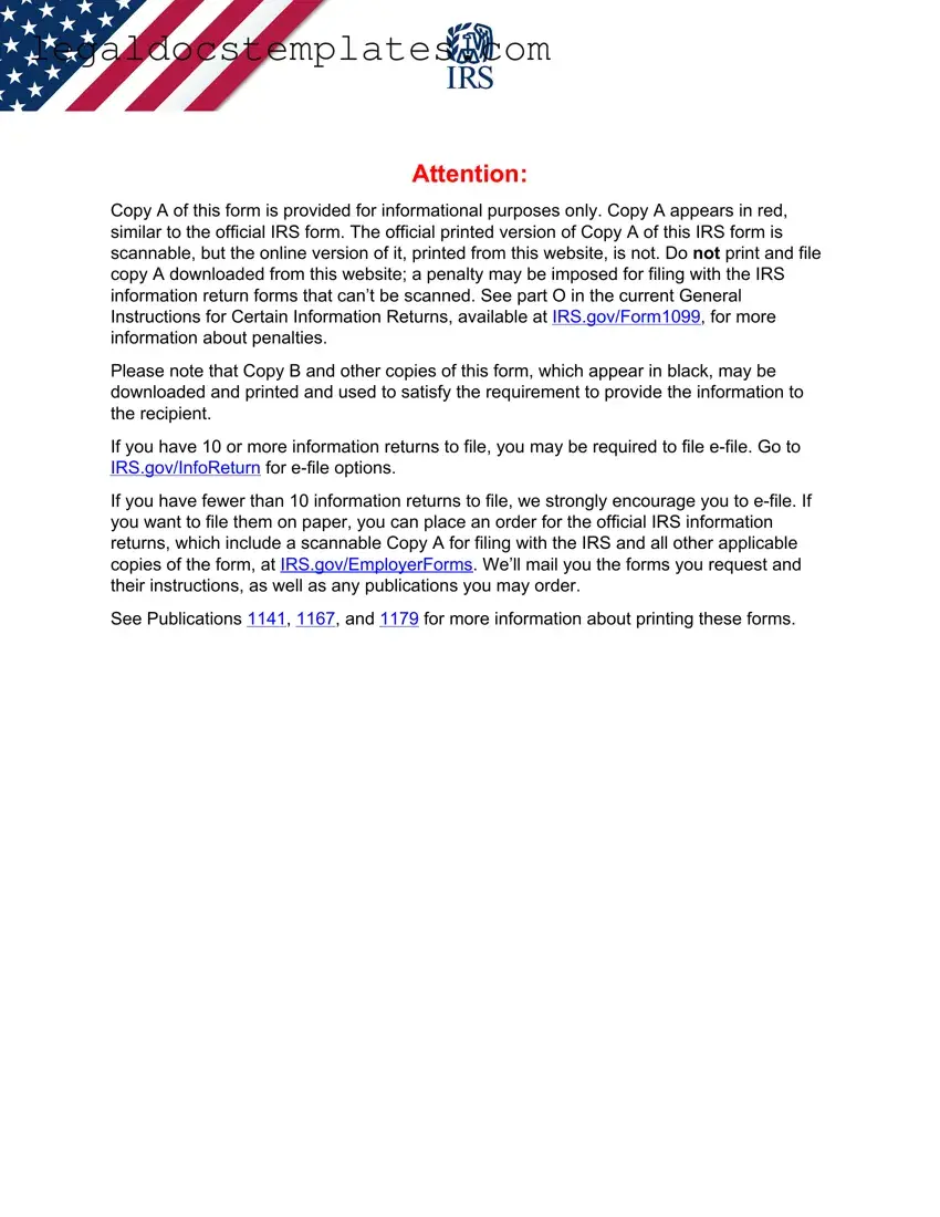 Fill Out Your IRS 1099-MISC Template