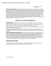 Fill Out Your Aircraft Bill of Sale AC 8050-2 Template