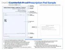 Fill Out Your Prescription Pad Template