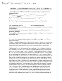 Fill Out Your Health Guarantee Template