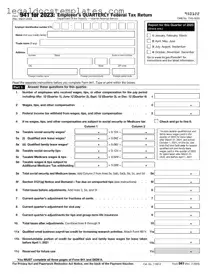 Fill Out Your IRS 941 Template