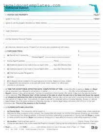 Fill Out Your Florida Commercial Contract Template
