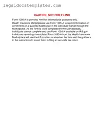 Fill Out Your IRS 1095-A Template