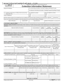 Fill Out Your IRS 433-F Template