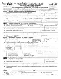 Fill Out Your IRS 8300 Template