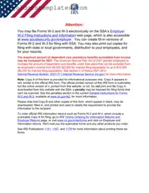 Fill Out Your IRS W-3 Template