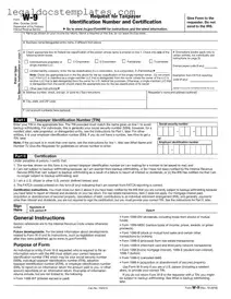 Fill Out Your IRS W-9 Template