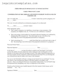 Fill Out Your Miscarriage Discharge Paper Template