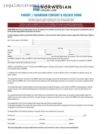 Fill Out Your NCL Parental Consent Template