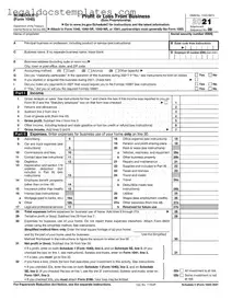 Fill Out Your IRS Schedule C 1040 Template