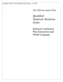 Fill Out Your Qdro Template