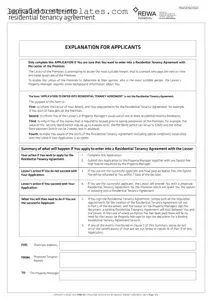 Fill Out Your Reiwa Tenancy Application Template