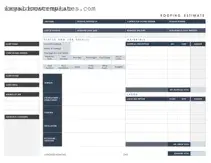 Fill Out Your Roofing Estimate Template