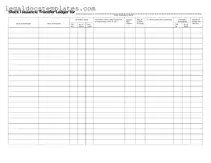 Fill Out Your Stock Transfer Ledger Template