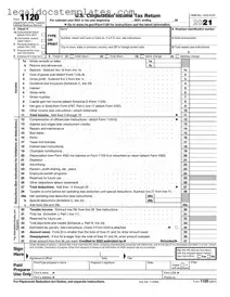 Fill Out Your IRS 1120 Template