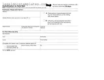 Fill Out Your Usps Hold Mail Request Template