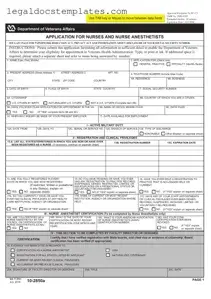 Fill Out Your VA 10-2850a Template